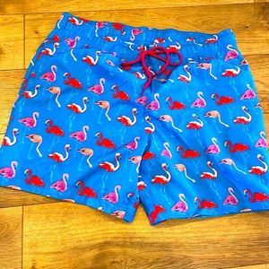 George Flamingo Swim Trunks Shorts Size 2X